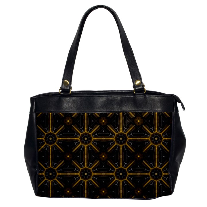 Seamless Symmetry Pattern Office Handbags