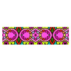 Love Hearths Colourful Abstract Background Design Satin Scarf (oblong)