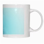 Feathery Background White Mugs Right