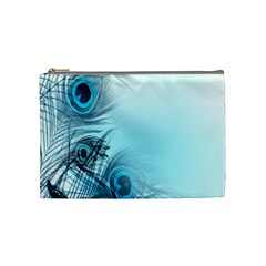 Feathery Background Cosmetic Bag (medium)  by Simbadda