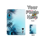 Feathery Background Playing Cards 54 (Mini)  Front - Spade2