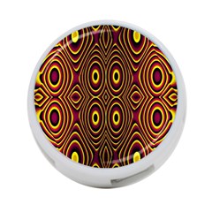 Vibrant Pattern 4-port Usb Hub (one Side) by Simbadda