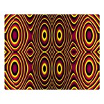 Vibrant Pattern Double Sided Flano Blanket (Large)  80 x60  Blanket Front