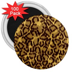 Seamless Animal Fur Pattern 3  Magnets (100 Pack) by Simbadda