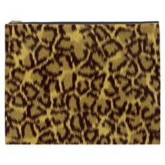 Seamless Animal Fur Pattern Cosmetic Bag (xxxl)  by Simbadda