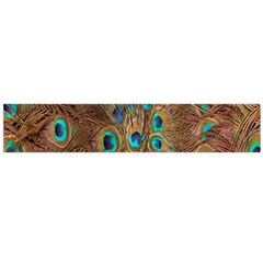 Peacock Pattern Background Flano Scarf (large) by Simbadda