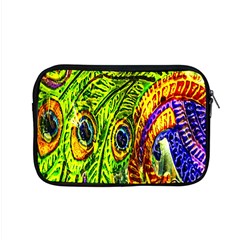 Glass Tile Peacock Feathers Apple Macbook Pro 15  Zipper Case by Simbadda