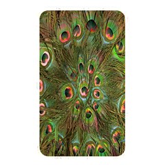 Peacock Feathers Green Background Memory Card Reader by Simbadda