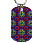 Abstract Pattern Wallpaper Dog Tag (Two Sides) Front