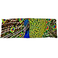 Graphic Painting Of A Peacock Body Pillow Case Dakimakura (two Sides) by Simbadda