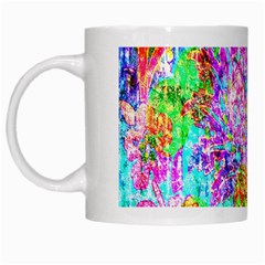 Bright Rainbow Background White Mugs by Simbadda