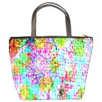 Bright Rainbow Background Bucket Bags Back