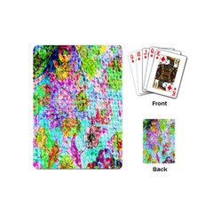 Bright Rainbow Background Playing Cards (mini)  by Simbadda