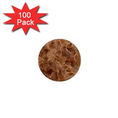 Brown Seamless Animal Fur Pattern 1  Mini Magnets (100 Pack)  by Simbadda