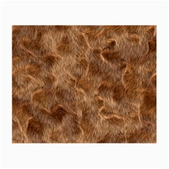 Brown Seamless Animal Fur Pattern Small Glasses Cloth by Simbadda