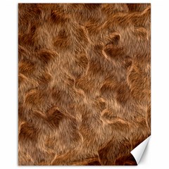 Brown Seamless Animal Fur Pattern Canvas 16  x 20  