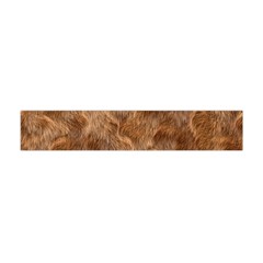 Brown Seamless Animal Fur Pattern Flano Scarf (mini)