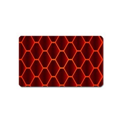 Snake Abstract Pattern Magnet (name Card)