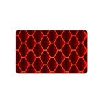 Snake Abstract Pattern Magnet (Name Card) Front
