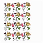 Handmade Pattern With Crazy Flowers Small Garden Flag (Two Sides) Front