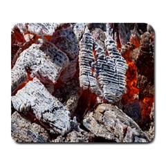 Wooden Hot Ashes Pattern Large Mousepads