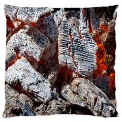 Wooden Hot Ashes Pattern Large Cushion Case (One Side)