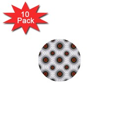 Pearly Pattern Half Tone Background 1  Mini Buttons (10 Pack) 