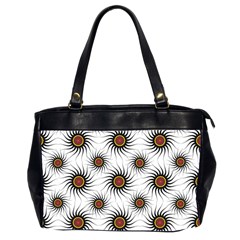 Pearly Pattern Half Tone Background Office Handbags (2 Sides)  by Simbadda