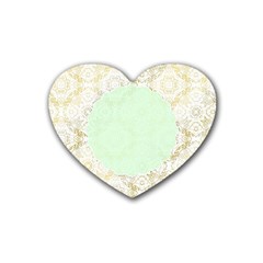 Seamless Abstract Background Pattern Heart Coaster (4 Pack) 