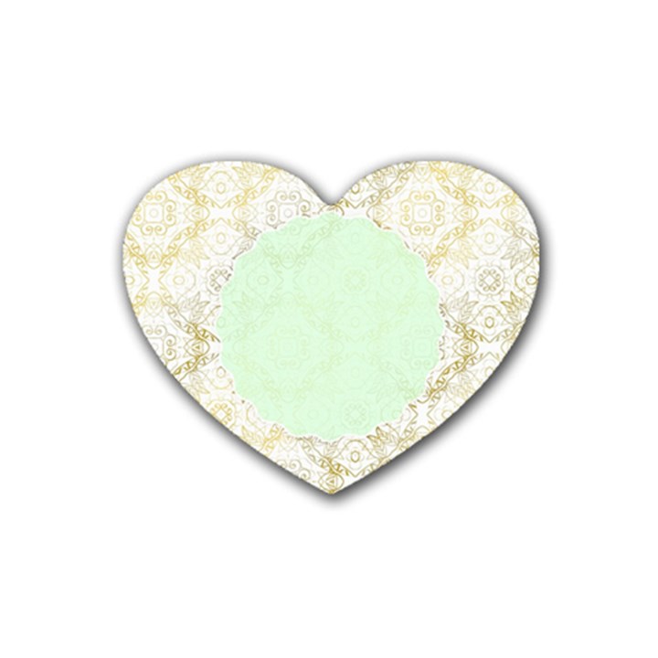 Seamless Abstract Background Pattern Heart Coaster (4 pack) 