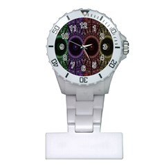 Digital Colored Ornament Computer Graphic Plastic Nurses Watch