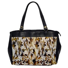 Floral Vintage Pattern Background Office Handbags by Simbadda