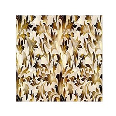 Floral Vintage Pattern Background Small Satin Scarf (square)