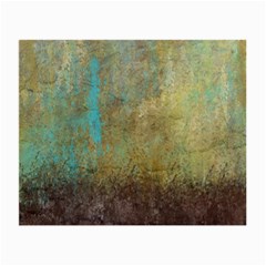 Aqua Textured Abstract Small Glasses Cloth by digitaldivadesigns