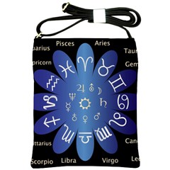 Astrology Birth Signs Chart Shoulder Sling Bags by Amaryn4rt