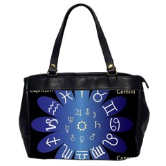 Astrology Birth Signs Chart Office Handbags (2 Sides) 