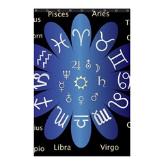 Astrology Birth Signs Chart Shower Curtain 48  X 72  (small)  by Amaryn4rt