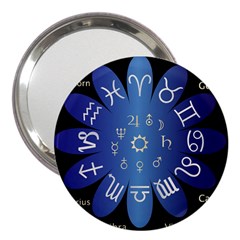 Astrology Birth Signs Chart 3  Handbag Mirrors by Amaryn4rt