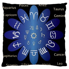 Astrology Birth Signs Chart Standard Flano Cushion Case (one Side) by Amaryn4rt