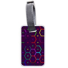 Color Bee Hive Pattern Luggage Tags (one Side)  by Amaryn4rt
