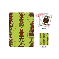 Set Of Monetary Symbols Playing Cards (mini)  by Amaryn4rt