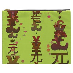 Set Of Monetary Symbols Cosmetic Bag (xxxl)  by Amaryn4rt