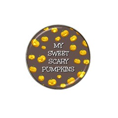 Scary Sweet Funny Cute Pumpkins Hallowen Ecard Hat Clip Ball Marker