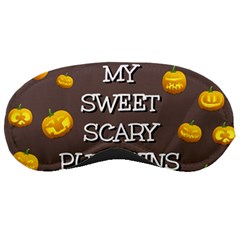 Scary Sweet Funny Cute Pumpkins Hallowen Ecard Sleeping Masks by Amaryn4rt