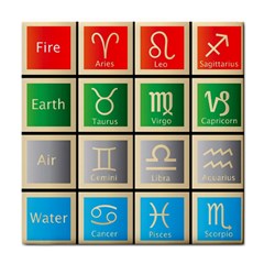 Set Of The Twelve Signs Of The Zodiac Astrology Birth Symbols Tile Coasters by Amaryn4rt