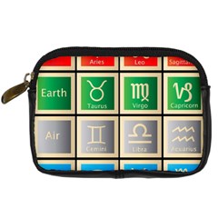 Set Of The Twelve Signs Of The Zodiac Astrology Birth Symbols Digital Camera Cases by Amaryn4rt