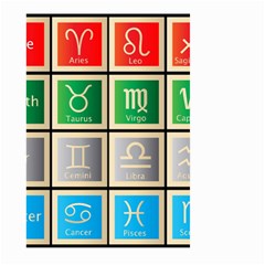 Set Of The Twelve Signs Of The Zodiac Astrology Birth Symbols Large Garden Flag (two Sides) by Amaryn4rt