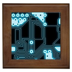 A Completely Seamless Background Design Circuitry Framed Tiles by Amaryn4rt