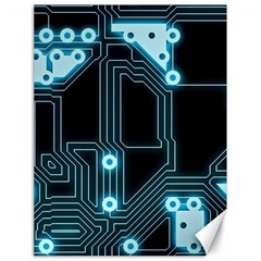 A Completely Seamless Background Design Circuitry Canvas 18  X 24  