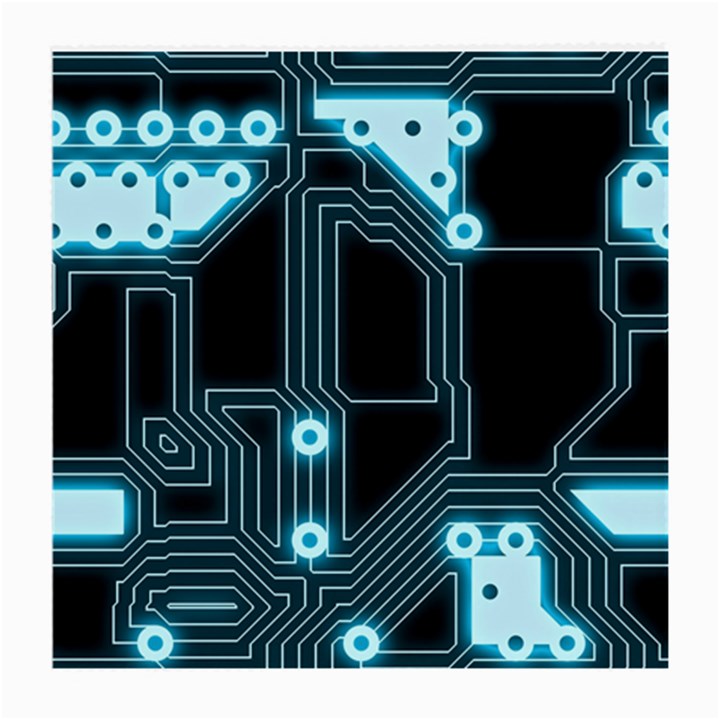 A Completely Seamless Background Design Circuitry Medium Glasses Cloth (2-Side)